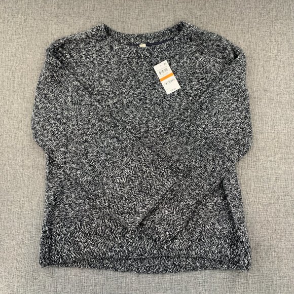 Brand New! Women's Style & Co Grey Long Sleeve knit Sweater Relaxed Fit Small - Picture 2 of 11